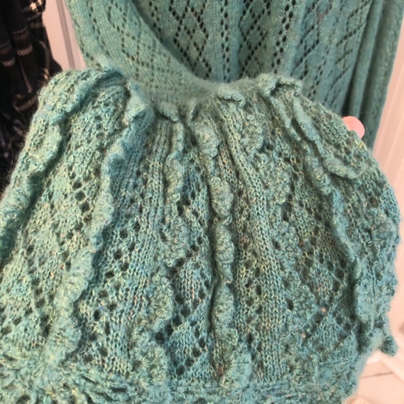 Anthropologie Moth Crochet Cottagecore Sweater - Picture 3 of 4